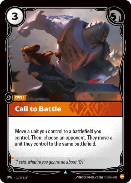 Call to Battle 101/219 (Unleashed) 