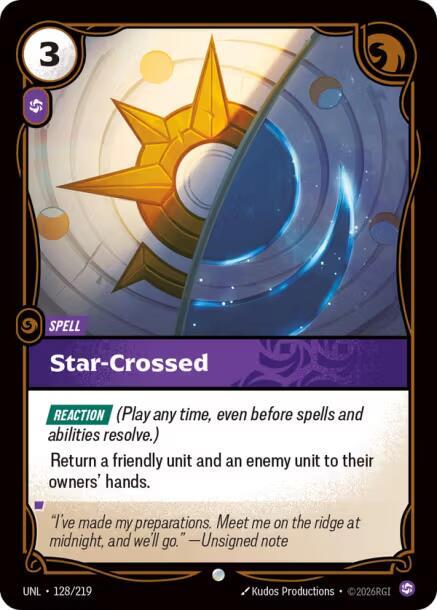 Star Crossed 128/219 (Unleashed) 