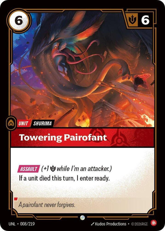 Towering Pairofant 008/219 (Unleashed)  - Foil