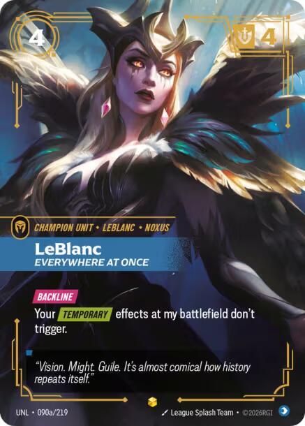 LeBlanc - Everywhere At Once 090a/219 (Unleashed)  - Foil