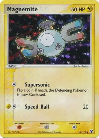Magnemite 68/112 (FireRed & LeafGreen)  - Reverse Holofoil