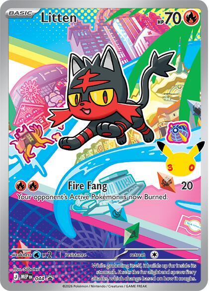 Litten 044 (First Partner Collection 2026)  - Holofoil