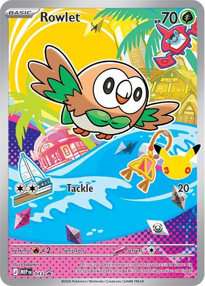 Rowlet 043 (First Partner Collection 2026)  - Holofoil