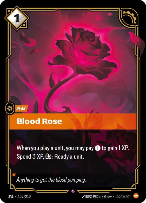 Blood Rose (DUPE) 109/219 (Unleashed)  - Foil