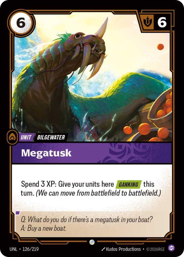 Megatusk 126/219 (Unleashed)  - Foil