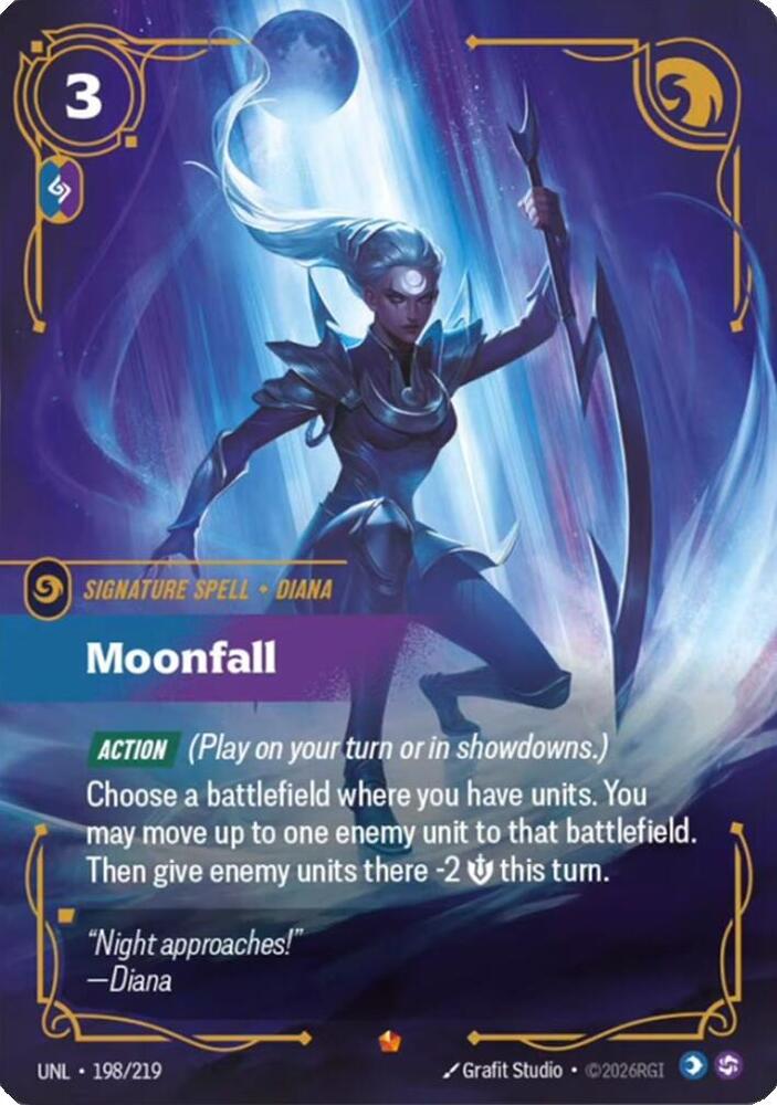 Moonfall 198/219 (Unleashed)  - Foil