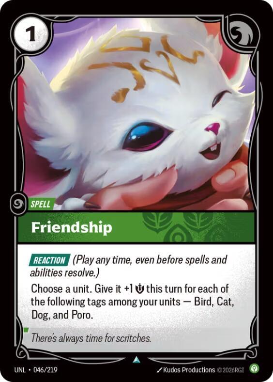 Friendship 046/219 (Unleashed)  - Foil