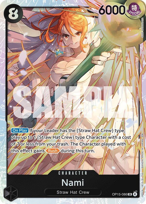 Nami OP15-086 (Adventure on Kami's Island)  - Foil
