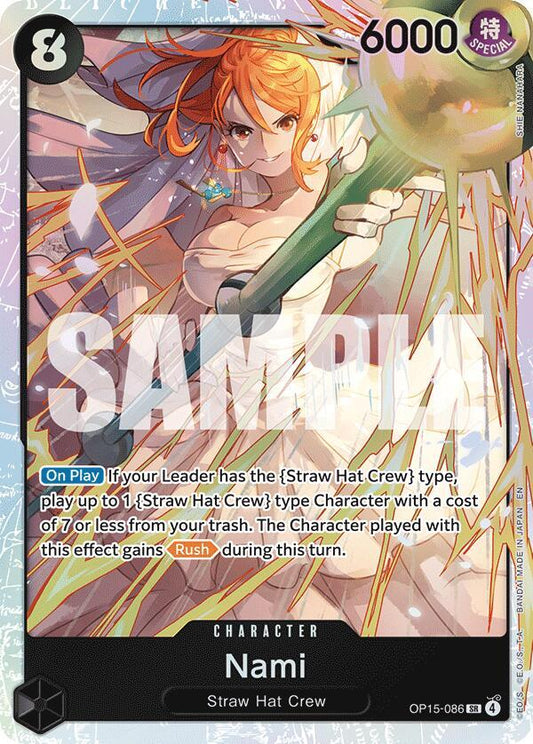 Nami OP15-086 (Adventure on Kami's Island)  - Foil