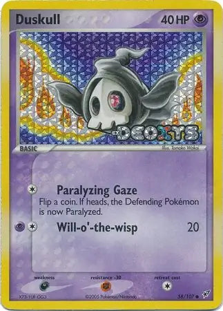Duskull 58/107 (Deoxys)  - Reverse Holofoil