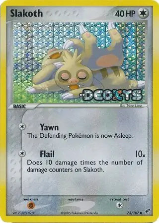 Slakoth 73/107 (Deoxys)  - Reverse Holofoil