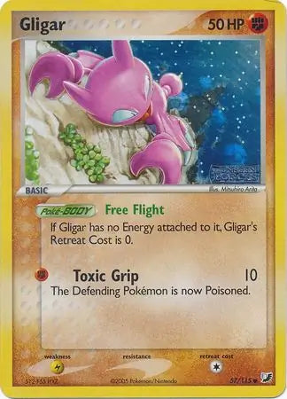 Gligar 57/115 (EX Unseen Forces)  - Reverse Holofoil