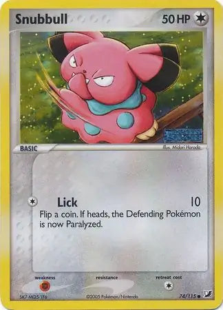 Snubbull 74/115 (Unseen Forces)  - Reverse Holofoil