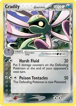 Cradily Delta Species 2/110 (Holon Phantoms)  - Holofoil