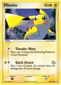 Pikachu 78/110 (Holon Phantoms) 