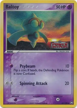 Baltoy 44/108 (Power Keepers)  - Reverse Holofoil