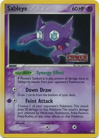 Sableye 22/108 (Power Keepers)  - Reverse Holofoil