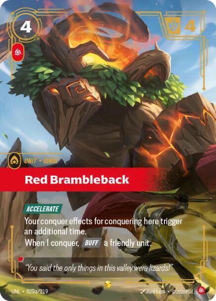 Red Brambleback Alternate Art 029a/219 (Unleashed)  - Foil