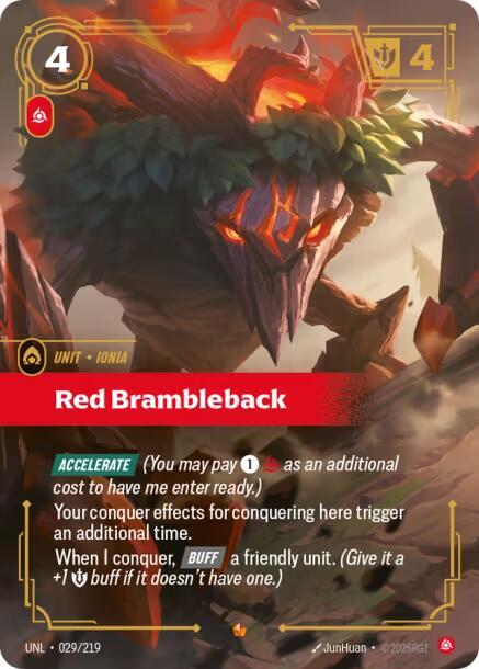 Red Brambleback 029/219 (Unleashed)  - Foil