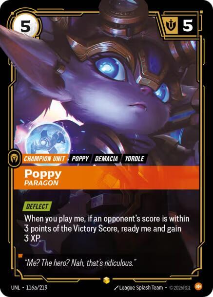 Poppy - Paragon 116a/219 (Unleashed)  - Foil