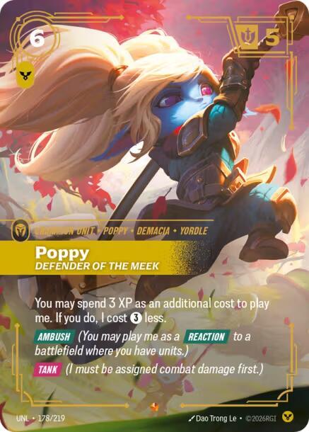 Poppy - Defender of the Meek 178/219 (Unleashed)  - Foil