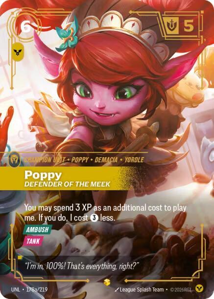 Poppy - Defender of the Meek 178a/219 (Unleashed)  - Foil