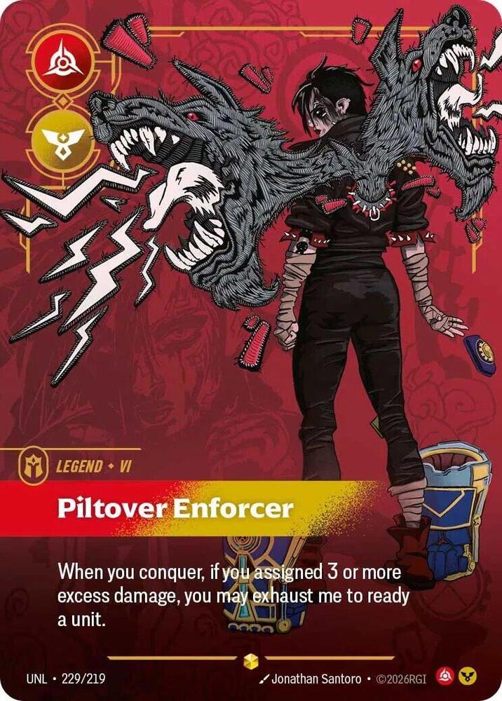 Vi - Piltover Enforcer 229/219 (Unleashed)  - Foil