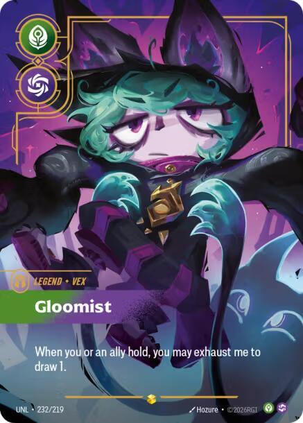 Vex - Gloomist 232/219 (Unleashed)  - Foil