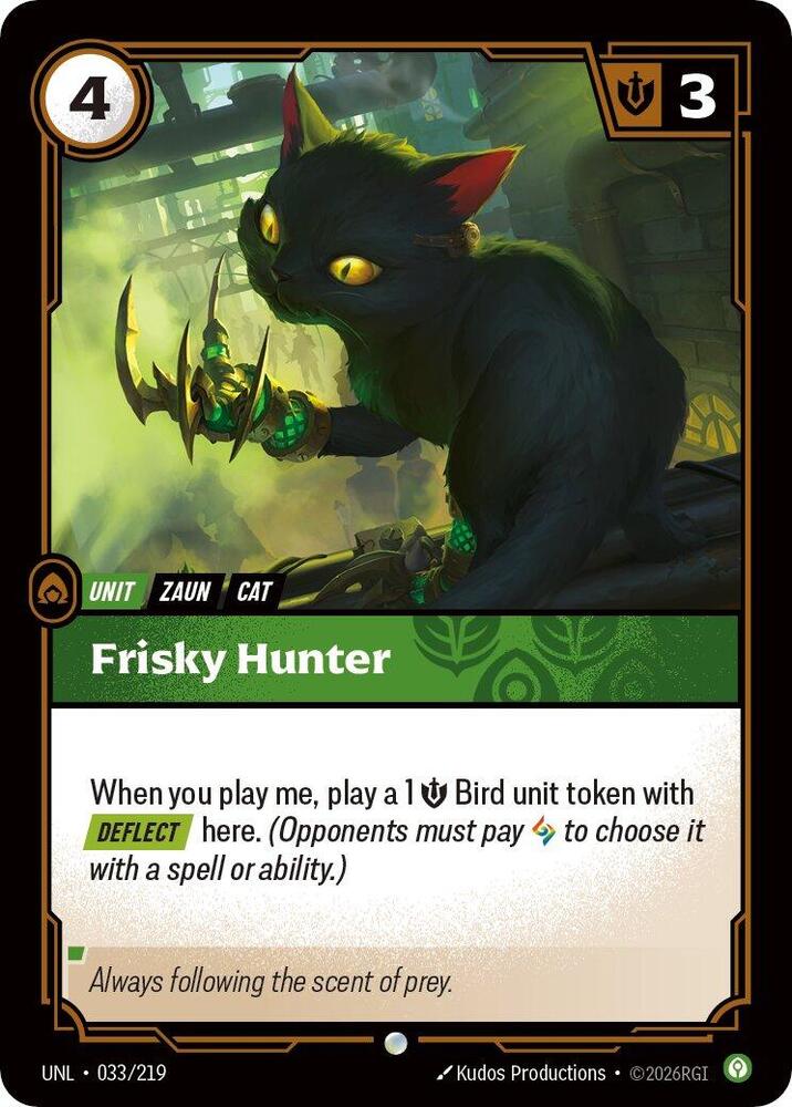Frisky Hunter 033/219 (Unleashed)  - Foil