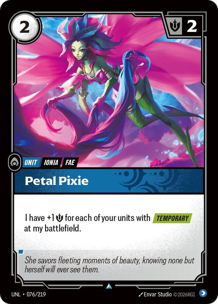 Petal Pixie 076/219 (Unleashed)  - Foil