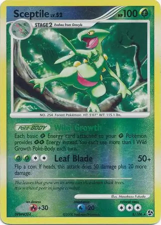 Sceptile 8/106 (Great Encounters)  - Reverse Holofoil