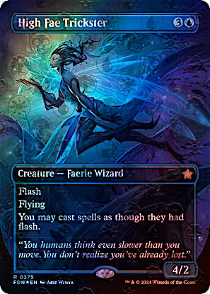 High Fae Trickster 375/291 (Foundations)  - Borderless Mana Foil