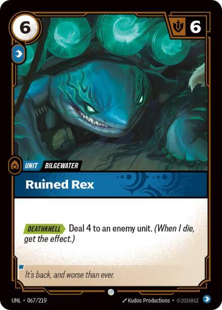 Ruined Rex 067/219 (Unleashed)  - Foil
