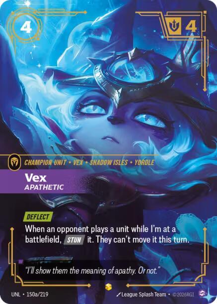 Vex - Apathetic 150a/219 (Unleashed)  - Foil