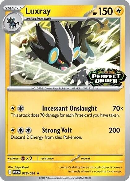 Luxray Perfect Order Stamped 028/088 (Miscellaneous Cards & Products)  - Holofoil