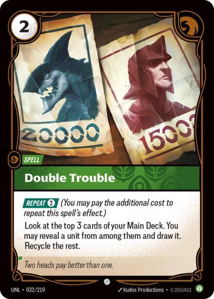 Double Trouble 032/219 (Unleashed) 