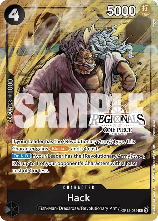 Hack (Regional Participation Pack 2026 Vol.1) OP12-089 (One Piece Promotion Cards)  - Foil