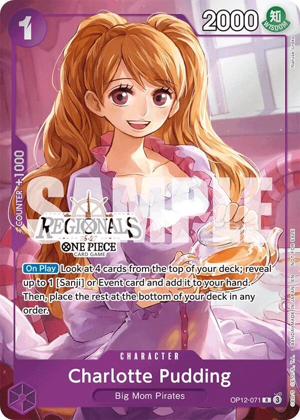 Charlotte Pudding (Regional Participation Pack 2026 Vol.1) OP12-071 (One Piece Promotion Cards)  - Foil