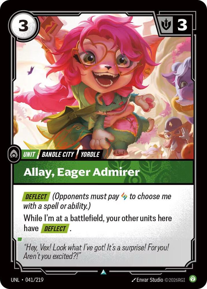 Allay, Eager Admirer 041/219 (Unleashed)  - Foil