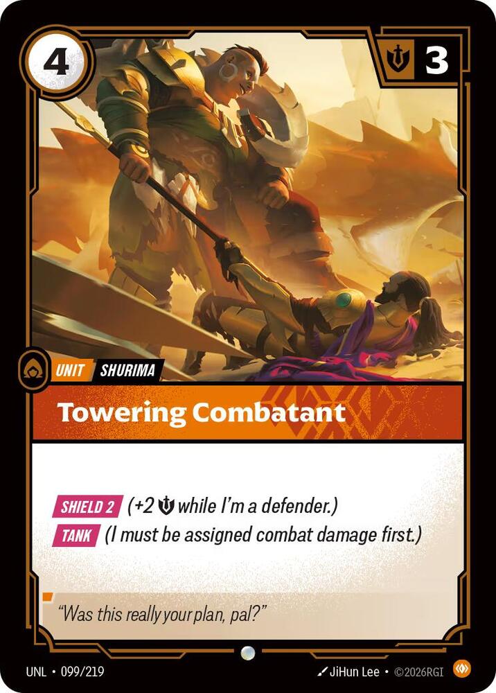 Towering Combatant 099/219 (Unleashed) 