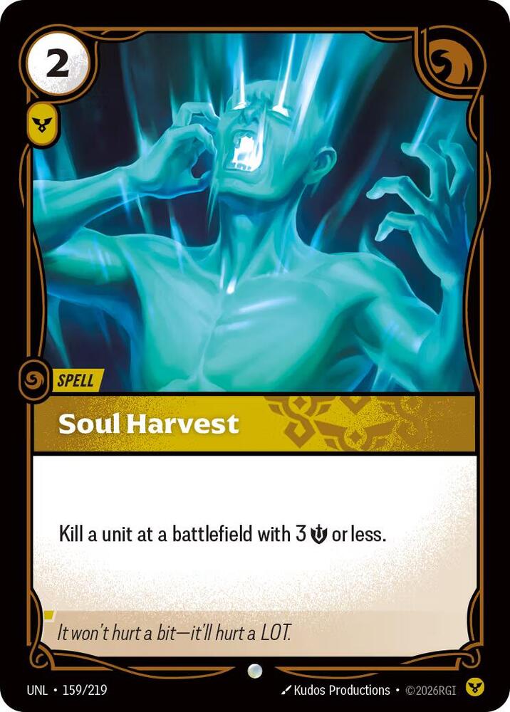 Soul Harvest 159/219 (Unleashed)  - Foil