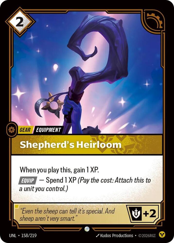 Shepherd's Heirloom 158/219 (Unleashed)  - Foil