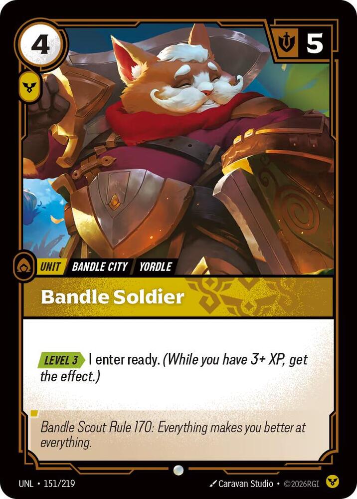 Bandle Soldier 151/219 (Unleashed)  - Foil
