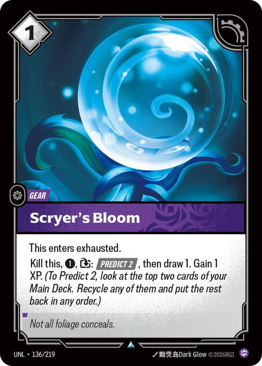 Scryer's Bloom 136/219 (Unleashed)  - Foil