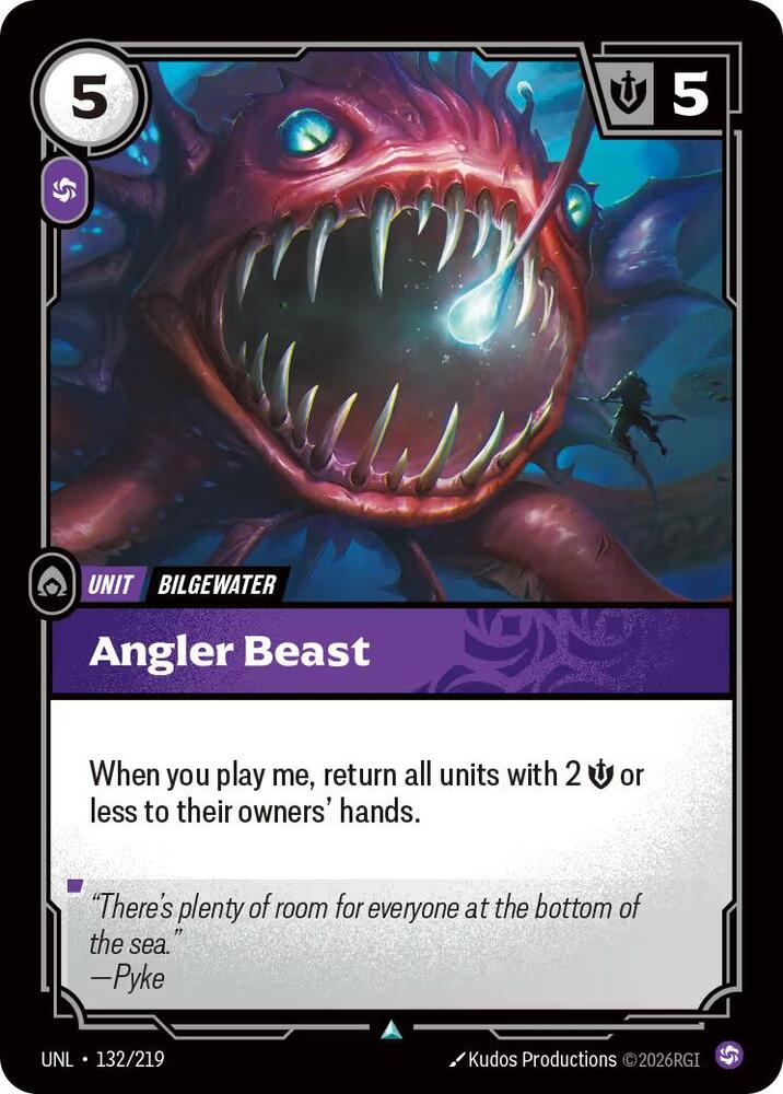 Angler Beast 132/219 (Unleashed)  - Foil