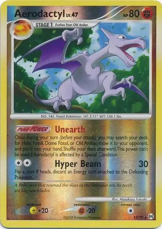 Aerodactyl 13/99 (Arceus)  - Reverse Holofoil