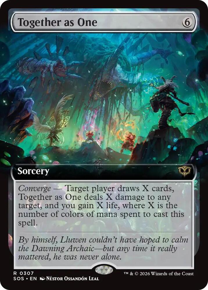 Together as One 307 (Secrets of Strixhaven)  - Extended Art Foil