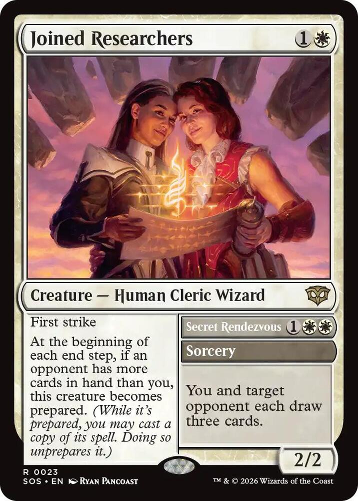 Joined Researchers // Secret Rendezvous 23 (Secrets of Strixhaven)  - Foil