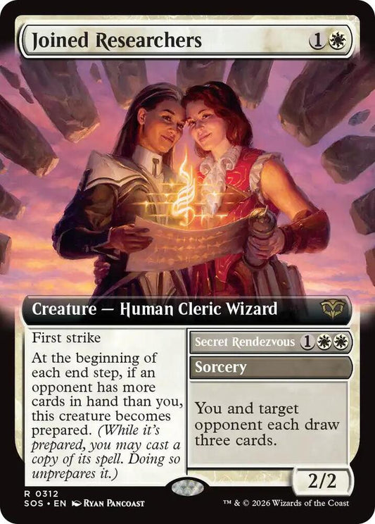 Joined Researchers // Secret Rendezvous 312 (Secrets of Strixhaven)  - Extended Art