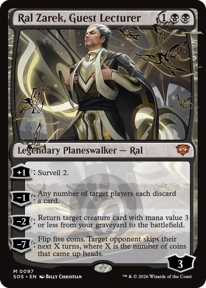 Ral Zarek, Guest Lecturer 97 (Secrets of Strixhaven) 